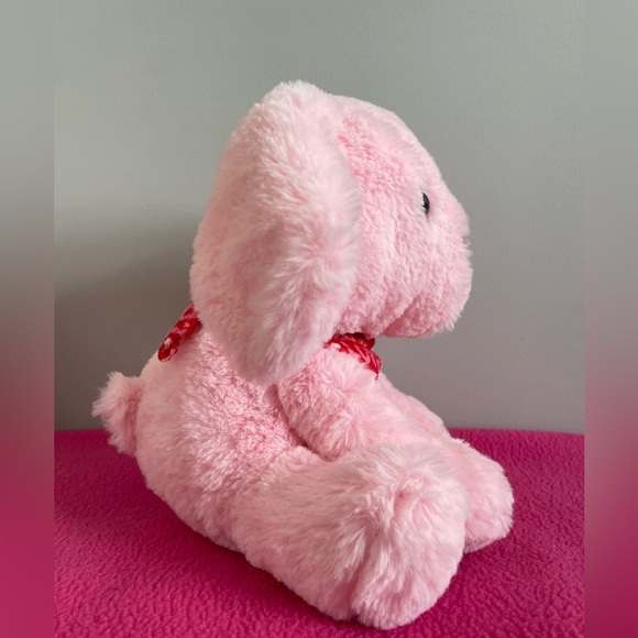 Animal Adventure Pink Valentines Plush Puppy - Picture 4 of 5